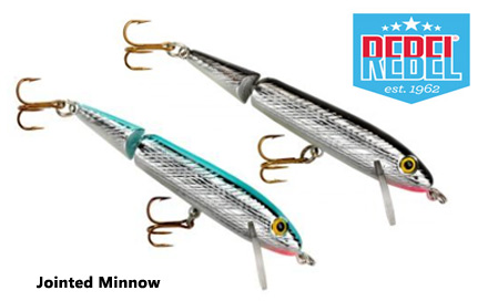 LOT OF 4 ULTRALIGHT LURES BY REBEL, RAPALA AND TWO OTHER RATTLEBAITS - NK  Industries LTD