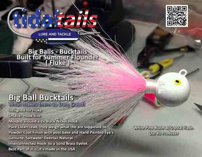 1 1/2 oz Banana Bucktail Jig (5 PACK) White