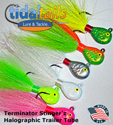 High Quality Saltwater Bucktails jigs, lures and fishing tackle